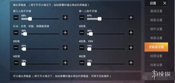 和平精英职业选手XQF二指键位灵敏度是什么