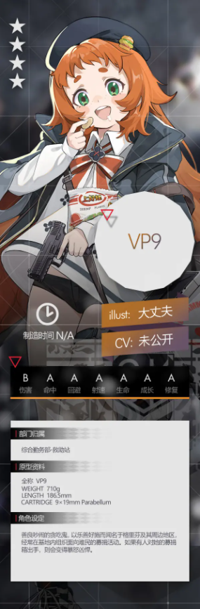 《少女前线》VP9角色介绍